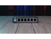 449316 Extralink Przełącznik EUROS V2 6 portów POE SWITCH 4 porty 10-100MBPS POE + 2 porty UPLINK 802.3AF 60W