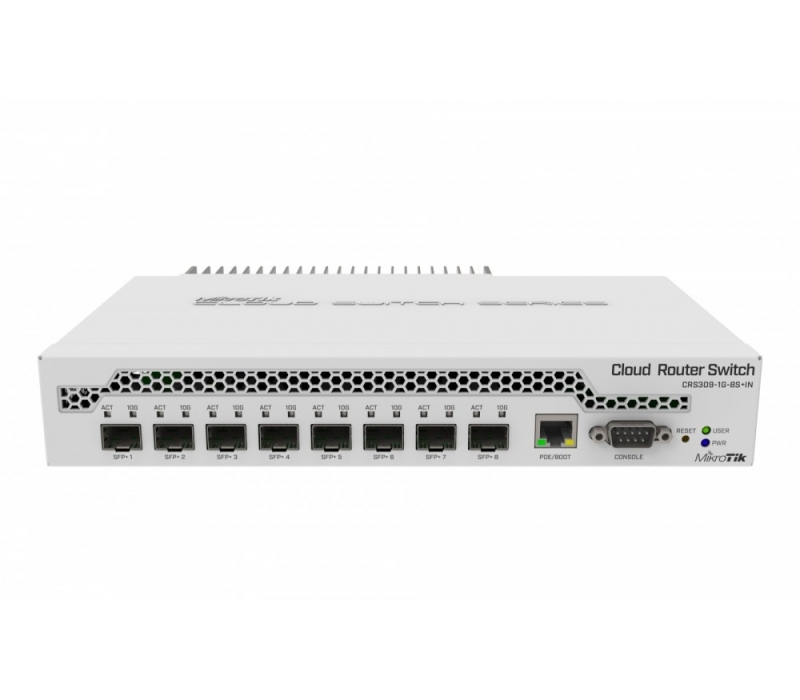 449391 Mikrotik Przełącznik 8xSFP+ 1xGbE CRS309-1G-8S+IN 