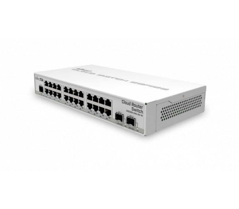 449411 Mikrotik Przełącznik 24xGbE 2xSFP+  CRS326-24G-2S+IN 
