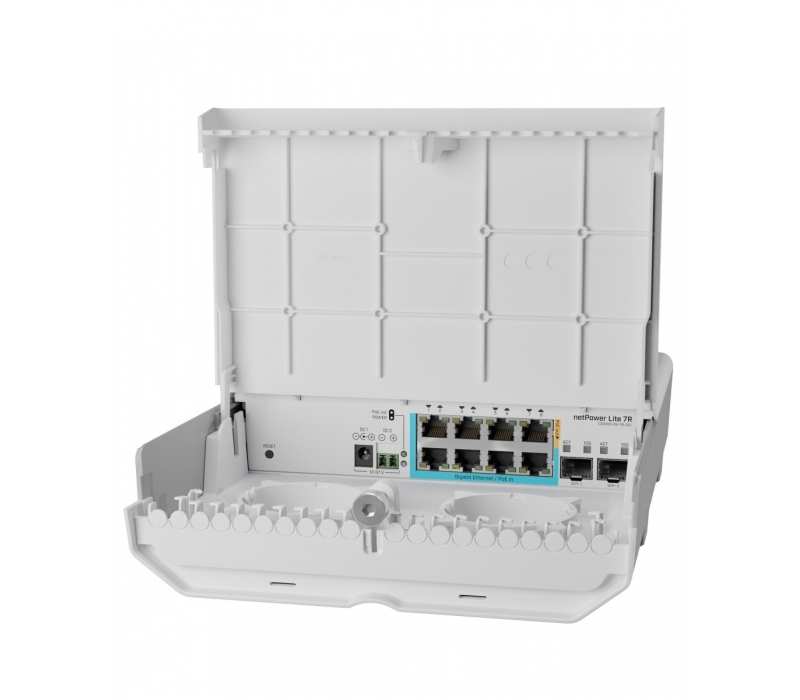 449421 Mikrotik Przełącznik 8xGbE 2 SFP+CSS610-1Gi-7R-2S+OUT 