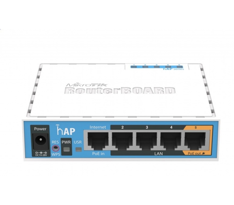 449450 Mikrotik Punkt dostępowy N300 2.4GHz 5FE          RB951Ui-2nD 