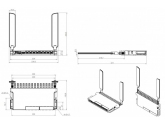 449515 Mikrotik Router 802.11a xWi-Fi6L009UiGS-2HaxD-IN 