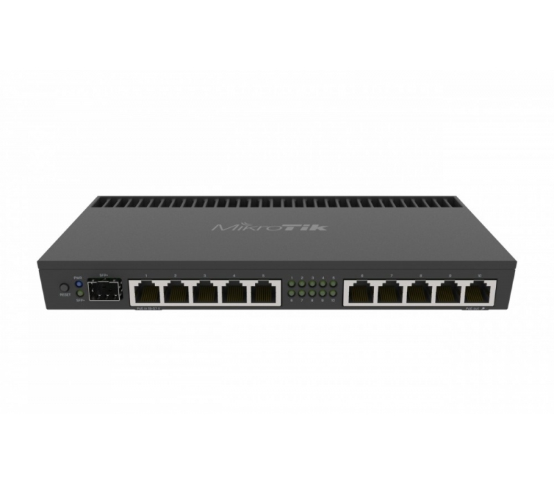 449554 Mikrotik Router xDSL 10xGbE PoE  RB4011iGS+RM 