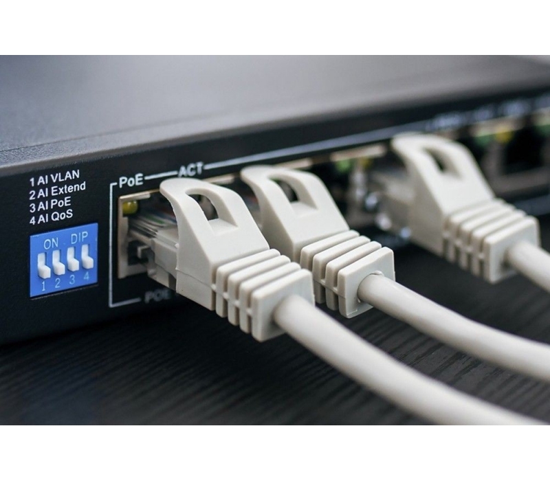 449755 Extralink Kabel sieciowy CAT5E UTP(U/UTP) V2 wewnętrzny 100M skrętka 
