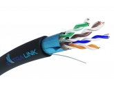 449757 Extralink Kabel sieciowy CAT5E FTP(F/UTP) V2 zewnętrzny 100m skrętka 