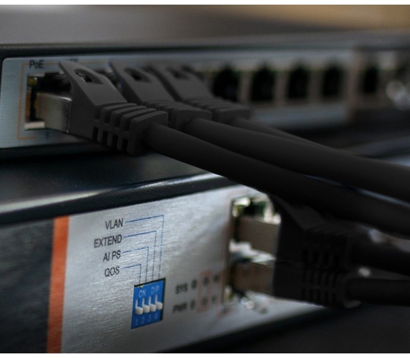 449764 Extralink Kabel sieciowy CAT5E FTP(F/UTP) V2 zewnętrzny 100m skrętka 