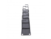 450041 Extralink Organizer kabli 1U czarny 