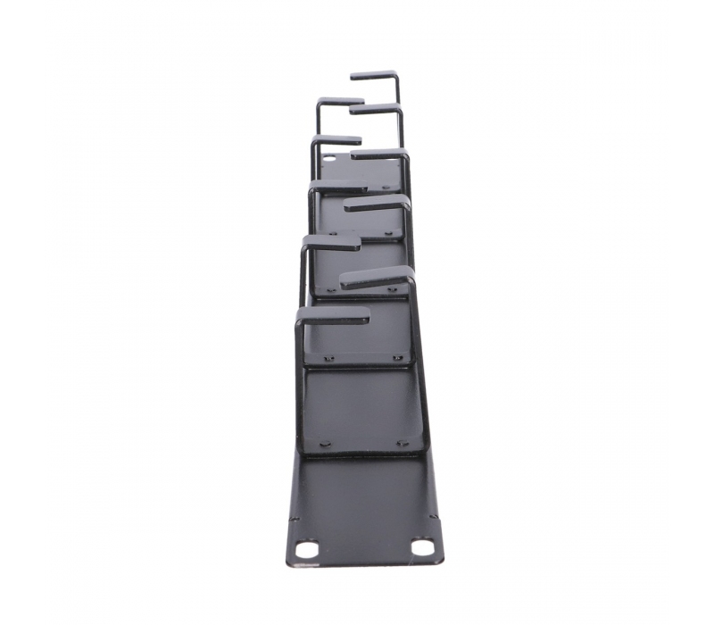 450041 Extralink Organizer kabli 1U czarny 