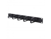 450042 Extralink Organizer kabli 1U czarny 