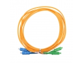 Extralink SC/APC-SC/UPC | Patchcord | Jednomodowy, Duplex, G652D, 3mm, 3m