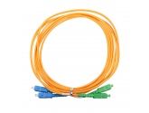 Extralink SC/APC-SC/UPC | Patchcord | Jednomodowy, Duplex, G652D, 3mm, 20m
