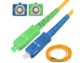 Extralink SC/APC-SC/UPC | Patchcord | Jednomodowy, Simplex, G652D, 3mm, 0.5m