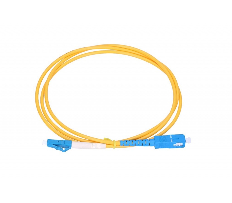 450435 Extralink LC/UPC-SC/UPC | Patchcord | Jednomodowy, Simplex, G652D, 3mm, 2m