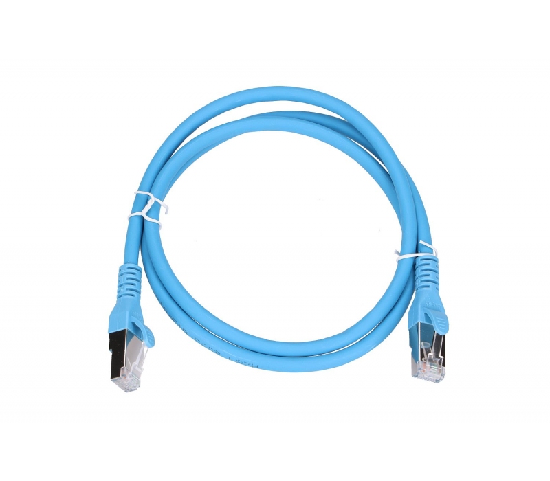 450509 Extralink Kat.6A S/FTP 1m | Patchcord LAN | Miedź Kabel sieciowy skrętka 10Gbit/s