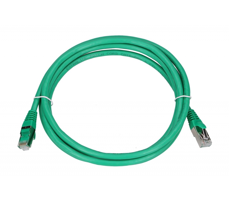 450656 Extralink Kat.6 FTP 2m | Patchcord LAN | Miedź Kabel sieciowy skrętka 1Gbit/s