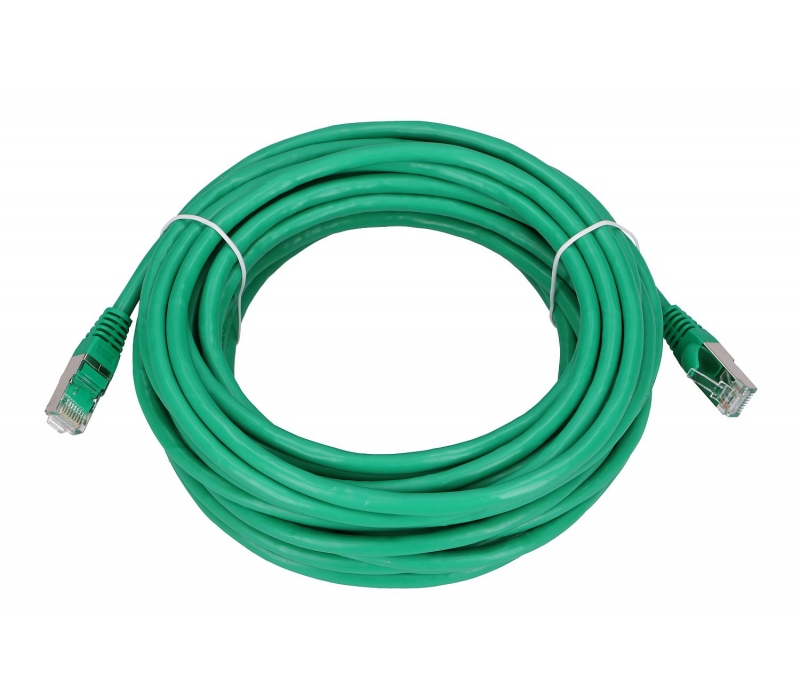 450670 Extralink Kat.6 FTP 10m | Patchcord LAN | Miedź Kabel sieciowy skrętka 1Gbit/s