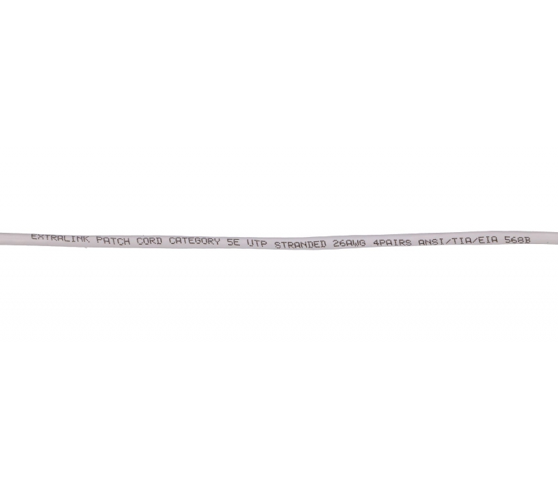 450715 Extralink Kat.5e UTP 0.5m | Patchcord LAN | Miedź Kabel sieciowy skrętka