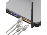 450716 Extralink Kat.5e UTP 0.5m | Patchcord LAN | Miedź Kabel sieciowy skrętka