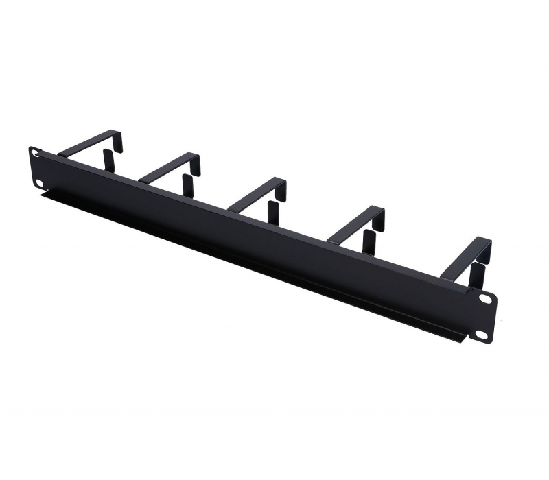 450838 Extralink Organizer kabli 1U czarny 