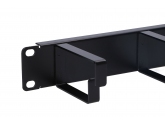 450839 Extralink Organizer kabli 1U czarny 