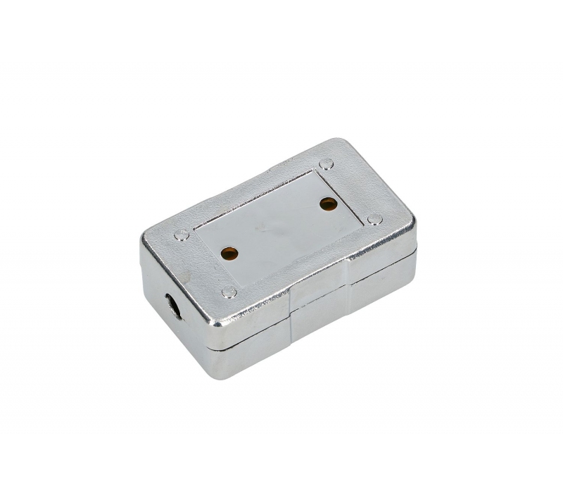 450904 Extralink CAT6 STP | Puszka połączeniowa | beczka, złączka, srebrna