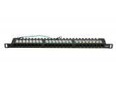 450914 Extralink CAT6 UTP 0,5U | Patchpanel | 24 porty