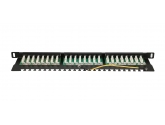 450915 Extralink CAT6 UTP 0,5U | Patchpanel | 24 porty