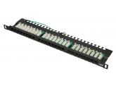 450917 Extralink CAT6 UTP 0,5U | Patchpanel | 24 porty