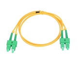 451031 Extralink SC/APC-SC/APC | Patchcord | Jednomodowy, Duplex, G652D, 3mm, 5m