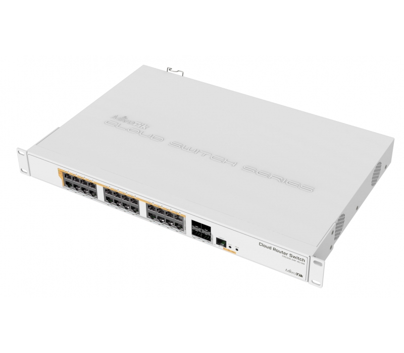 451070 Mikrotik Przełącznik 24xGbE 4xSFP+  CRS328-24P-4S+RM 