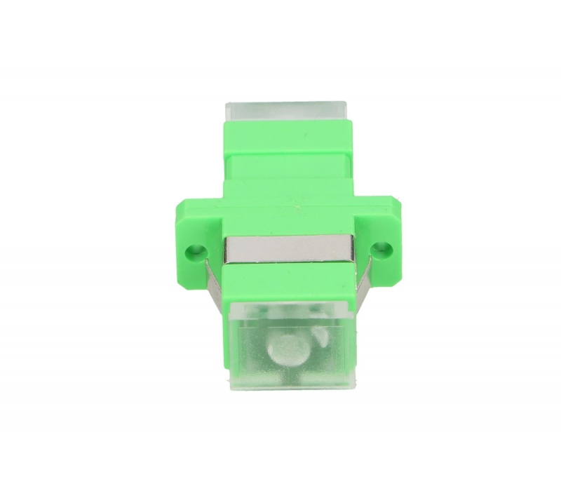 451182 Extralink SC/APC | Adapter | Jednomodowy, Simplex, z bezbarwnymi zaślepkami
