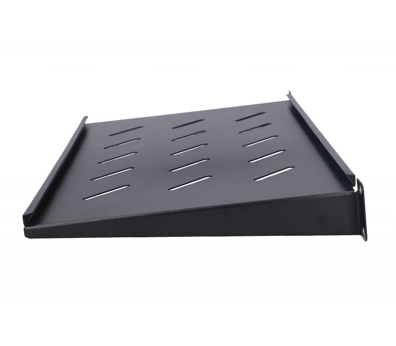451282 Extralink 1U 350mm Czarna | Półka | 19", do szaf wiszących