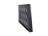 451283 Extralink 1U 350mm Czarna | Półka | 19", do szaf wiszących