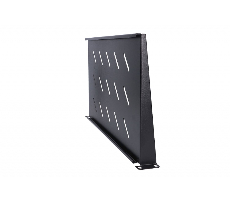 451283 Extralink 1U 350mm Czarna | Półka | 19", do szaf wiszących