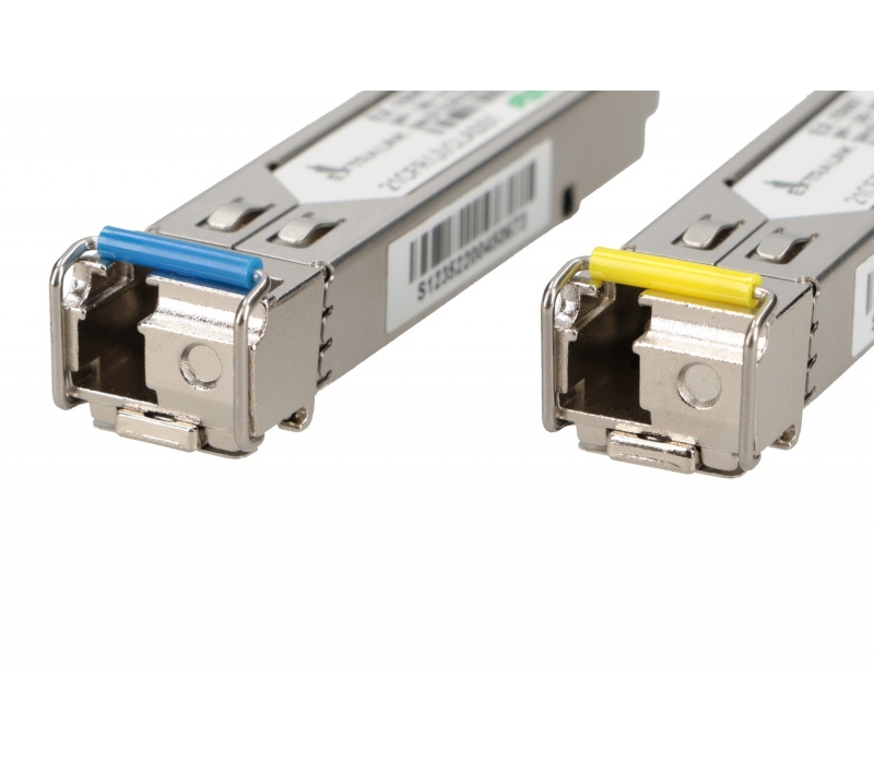 451343 Extralink SFP 1.25G | Moduł SFP WDM | 1,25Gbps, 1310/1550nm, single mode, 20km, LC, DOM, para, dedykowane dla HP/Aruba