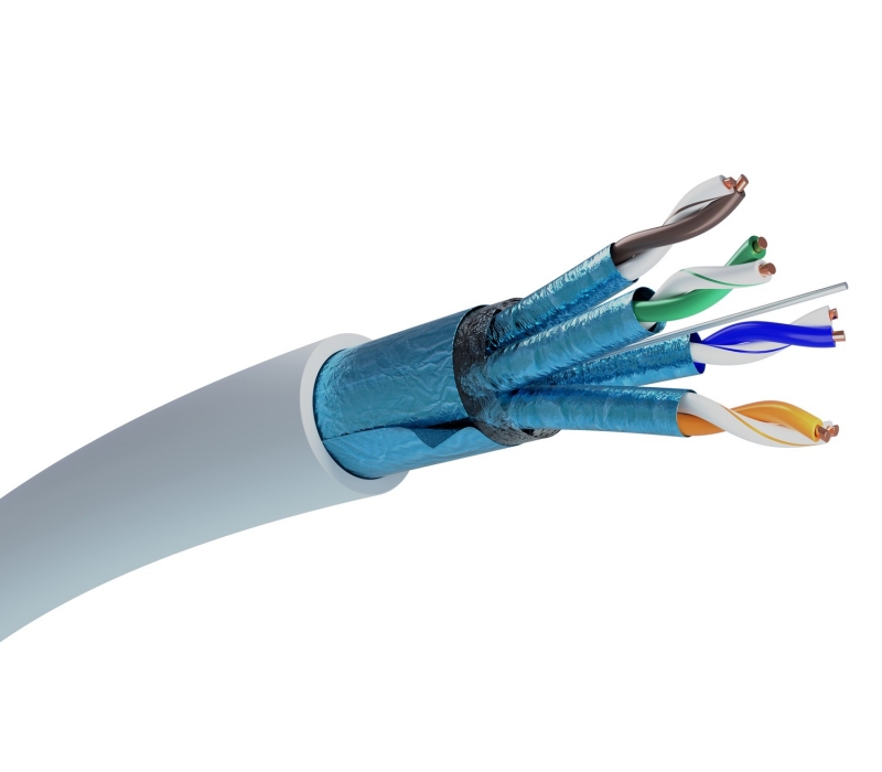 451487 Extralink CAT6A FTP (F/FTP) V2 Wewnętrzny | Kabel sieciowy skrętka | 500M LSZH