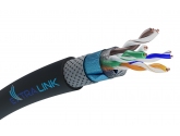 451496 Extralink CAT5E SFTP (SF/UTP) V2 Zewnętrzny | Kabel sieciowy skrętka | 305M
