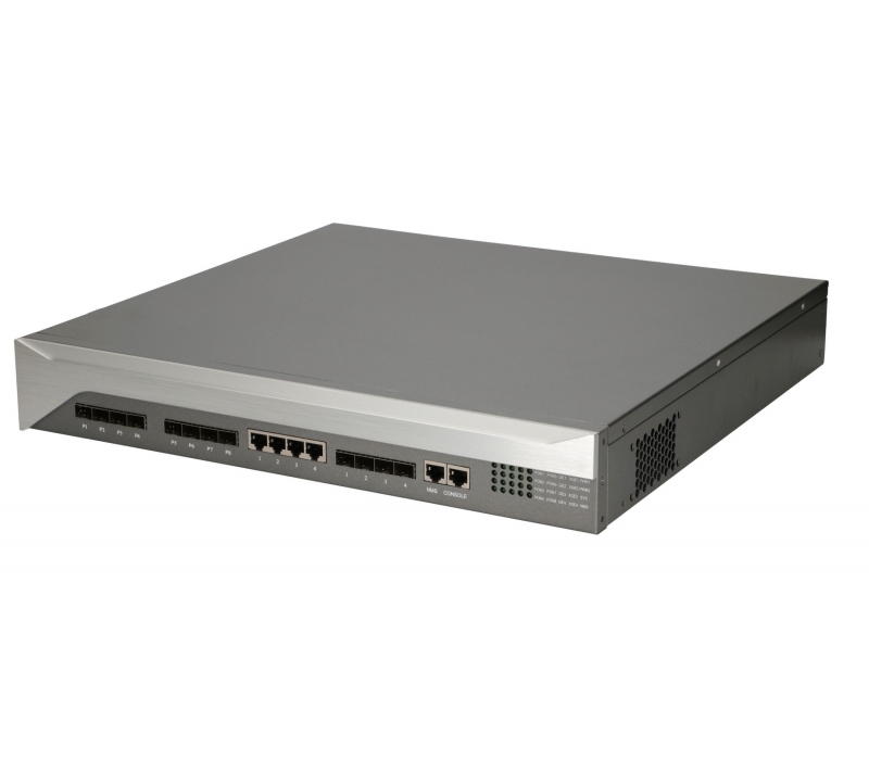 451586 Extralink Terminal abonencki Predator V2 OLT EPON 1U 19 cali 8x Gigabit PON, 4x Gigabit Uplink, 4x SFP+