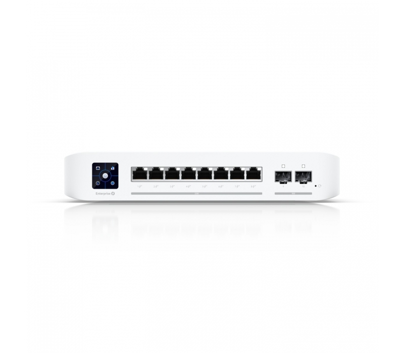 451702 UBIQUITI Ubiquiti USW-Enterprise-8-PoE | Switch | 8x RJ45 2.5Gb/s PoE+, 2x SFP+, 120W