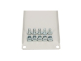 451750 Extralink 2U 19" | Panel frontowy | Szary