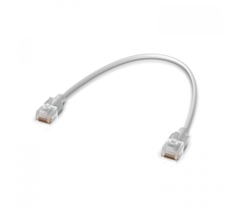 452224 UBIQUITI Ubiquiti UACC-Cable-Patch-EL-0.3m-W | Patchcord LAN Etherlighting | Cat.6, 0.3m