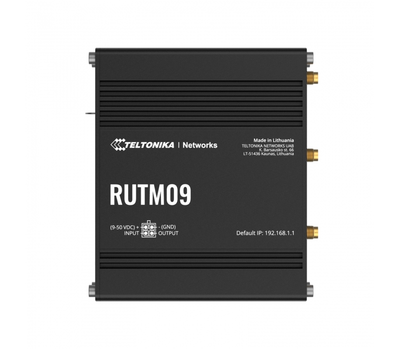 452296 TELTONIKA Router LTE RUTM09 (Cat6),2xSIM,1xWAN,3xLAN, 4xGbE,GNSS