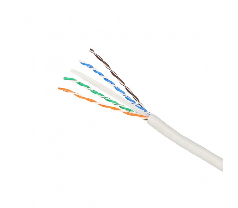 452341 Extralink Kabel sieciowy CAT6 UTP(U/UTP) V2 wewnętrzny skrętka 25M
