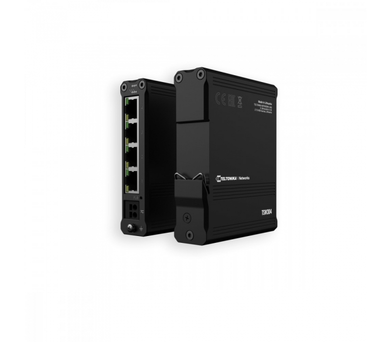 452535 TELTONIKA Przełącznik przemysłowy TSW304 4xRJ45 10/100/1000 Mbps