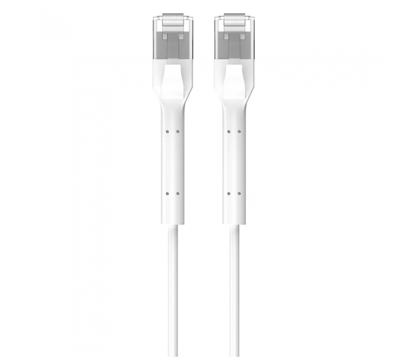 452636 Extralink Patchcord kat.6a U/FTP 1Gbps miedź kabel sieciowy skrętka, łamana końcówka 10m biały