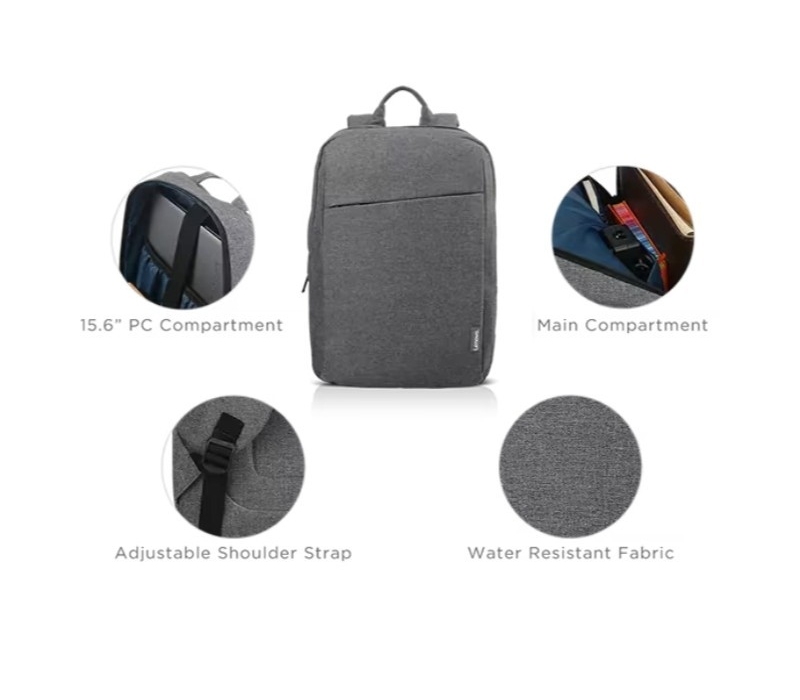 453008 Lenovo LENOVO 15.6inch Laptop Casual Backpack B210 Grey
