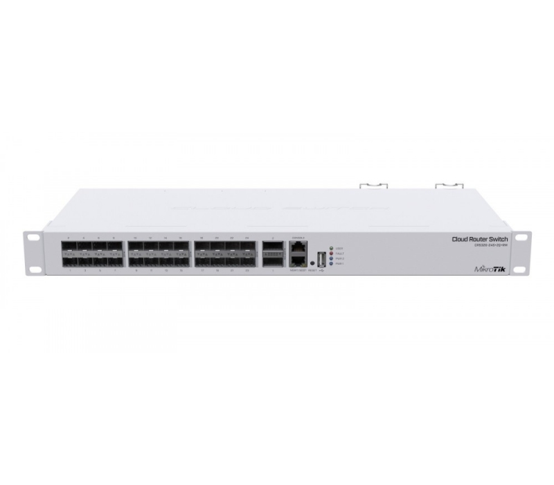 453020 Mikrotik Przełącznik 24xSFP+ 2xQSFP+ CRS326-24S+2Q+RM 