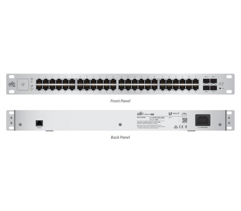 453567 UBIQUITI Przełącznik UniFi Switch 48x1GbE 4xSFP     USW-48