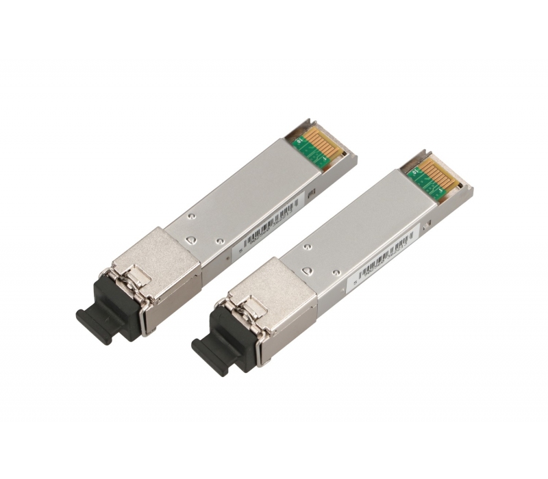 454456 Extralink SFP 1.25G | Moduł SFP WDM | 1,25Gbps, 1310/1550nm, single mode, 20km, SC, DOM, para