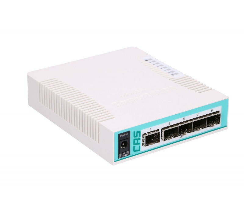 454470 Mikrotik Przełącznik 5xSFP 1xCOMBO  CRS106-1C-5S 